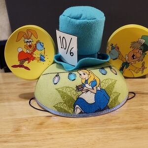 Disney Alice in Wonderland Mad Hatter Mickey ear hat